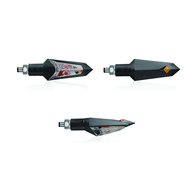 Clignotants Trooper Noir/Fumé